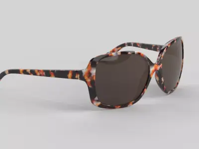 Cellarz Eyewear Glasses Low-poly 3D model