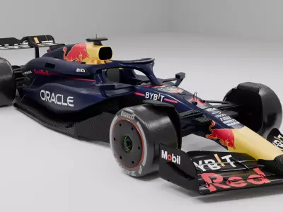Red Bull RB20 F1 2024 car  3D model