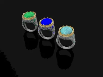 men ring special edition 3D print model