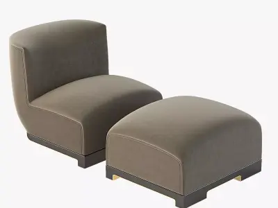 Achille Salvagni Vittoria Chair 3D model