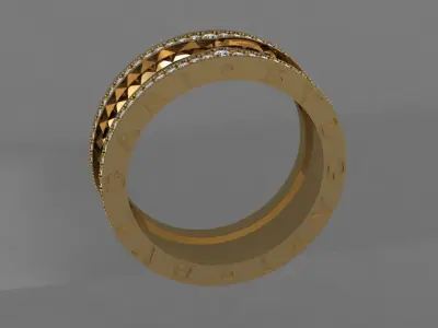 Bvlgari Ring  3D print model purchase