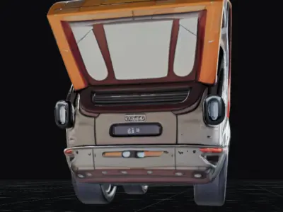 COOL CARS SolarRover no1 Collectable Model these WHEELS are HOT Low-poly 3D model