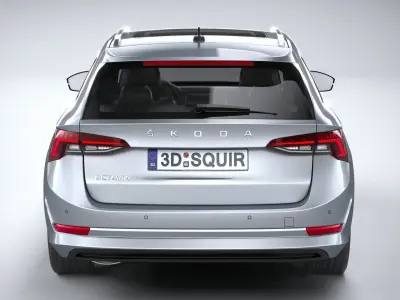 Skoda Octavia Estate 2020 3D model