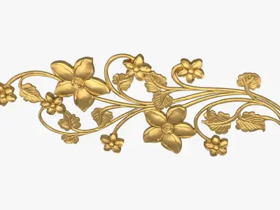 Classic decor ornament 236 3D model