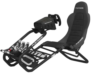 Playseat Trophy - Sim Racing Seat with 3 Monitors 3D model