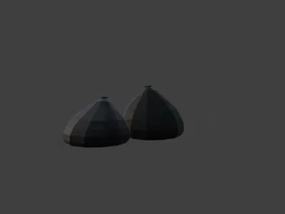 Low Poly Trash Bag Free low-poly 3D model