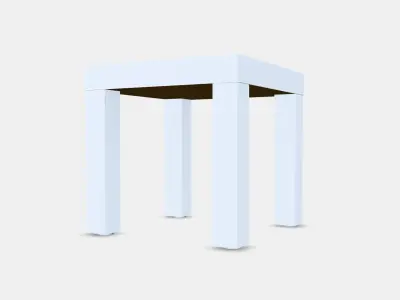LACK Nest of tables set of 2 Low-poly 3D model