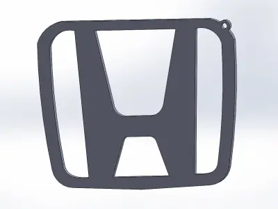 Honda logo 3D print model