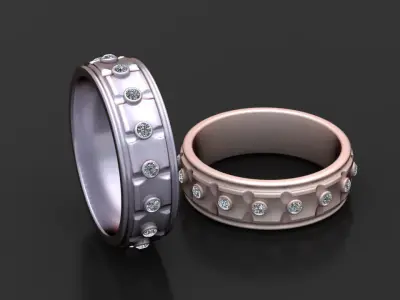 gold ring design  3D print model