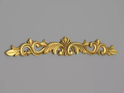 Classic Carved 019 3D model purchase