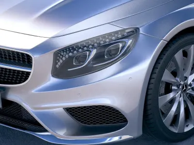 Mercedes S-Class Coupe 2019 3D model