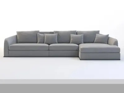 Flexform Alfred Divano Lineare Chaise 3D model