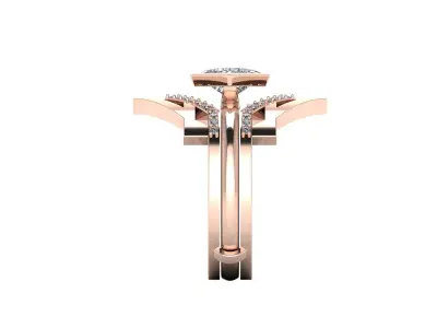 Matching Diamond Rings R2 3D print model purchase