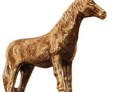 Horse Figurine 3D model