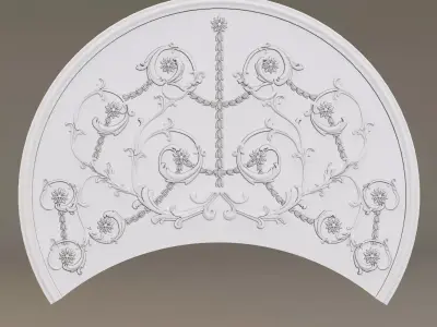 Hyde Park wall hanger 2 3D model