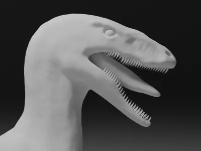 raptor dinosaur 3D model