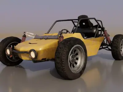 PUBG buggy with texture  3D model