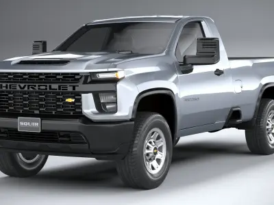 Chevrolet Silverado 3500HD CG 2022 3D model
