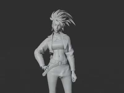 Eve By kstudios Low-poly 3D model