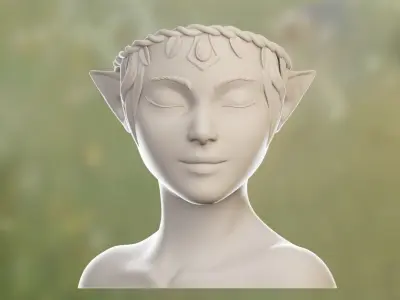 ELF PLANTER -SUCCULENT PLANT POT 3D print model