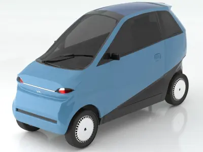 Vayve Mobility EVA Sky Blue 3D model