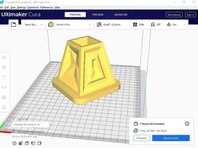 pedestal 08 3D print model