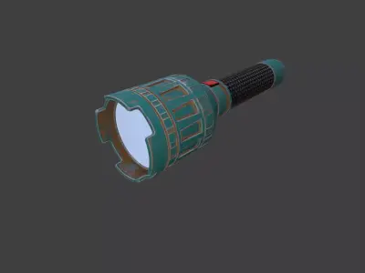 Hand Light Low Poly Game Model  PBR Textured Low-poly 3D model