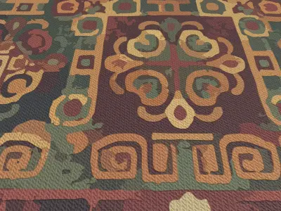 Seamless Carpet Series 10 Texture PBR 4K Texture