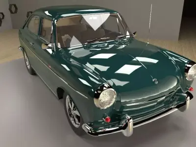 Volkswagen Type 3 fastback 1963 3D model