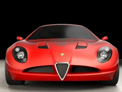 Zagato Alfa Romeo TZ3 Corsa 3D model