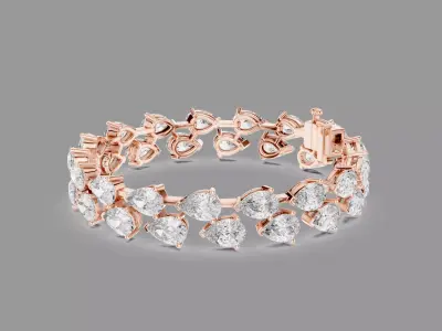 Diamond Bracelet  3D print model