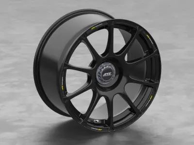 ATS GTR Centerlock Wheel 3D Model 3D model