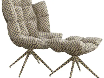 HUSK OUTDOOR 3d model Low-poly 3D model