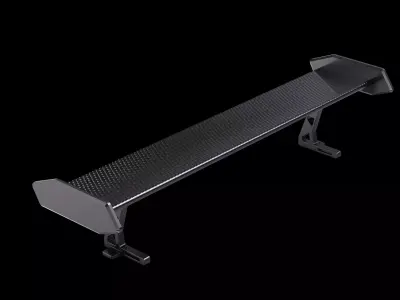 Spoiler tuning industrial mechanical part  3D model