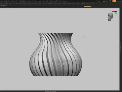 vase 3d print 441  3D print model