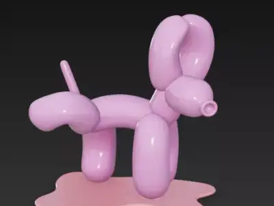 Balloon dogs pack x6 3D print model