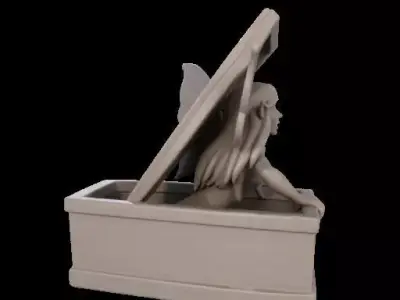 Fairy in Coffin 3D print model