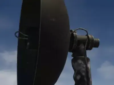 Parabolic 3D Model Low-poly 3D model