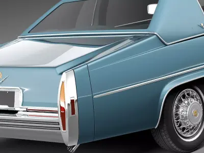 Cadillac DeVille Coupe 1977 3D model
