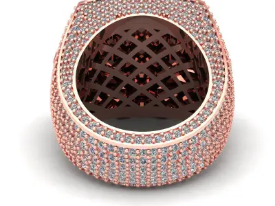 Band Ring 3D print model