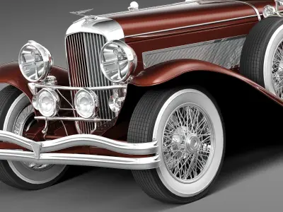 Duesenberg SJ Roadster 1935 3D model