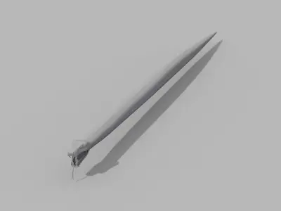 Green Emerald Boa Snake Shape 3D model