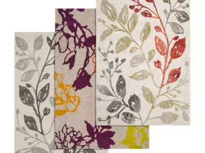 Rug Set 399 3D model