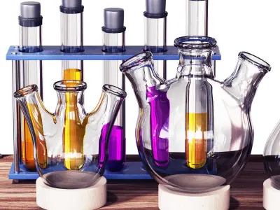 Chemistry dishes n2 3D model