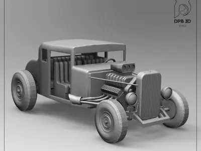 HOT ROD 3D print model