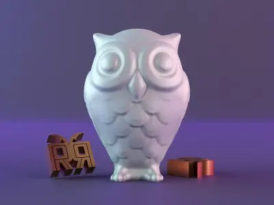 Owl decor 3D print model order