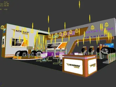 Exhibition - Area - 14X9-3DMAX2011-014 3D model