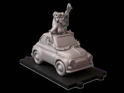 Plum TUSSLE FOR VICTORY 3D print model