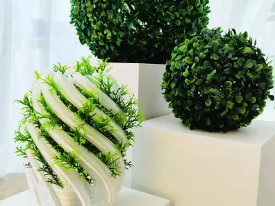TWISTED DECORATIVE MODERN VASE 3D print model