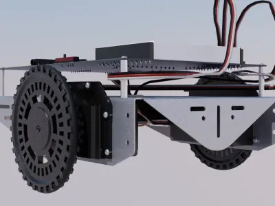 Robot Toy Car 3D model